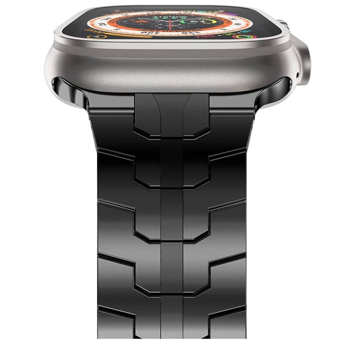 Replacement Stainless Steel Metal Strap For Apple Ultra Watch 49mm Black
