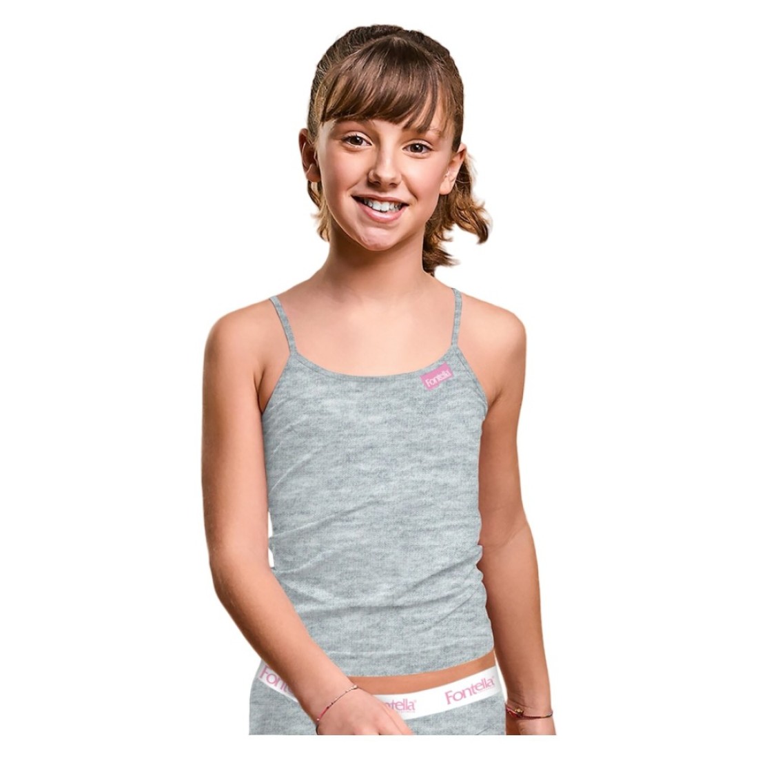 Fontella Cotton Underwear Set for Girl 901008 Ash Grey 8 Years