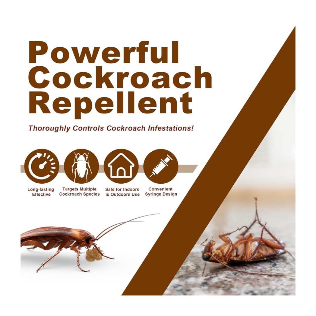 Roach Doctor Buy 3 Get 4 Syringe Gel Bait - Target Ants &amp; Cockroaches Effectively
