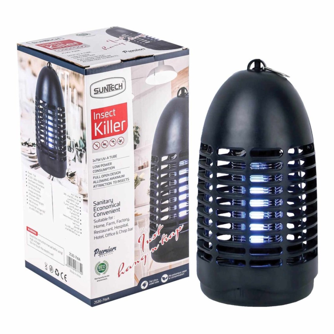 Suntech Insect Killer JS30-7WA Black 7W