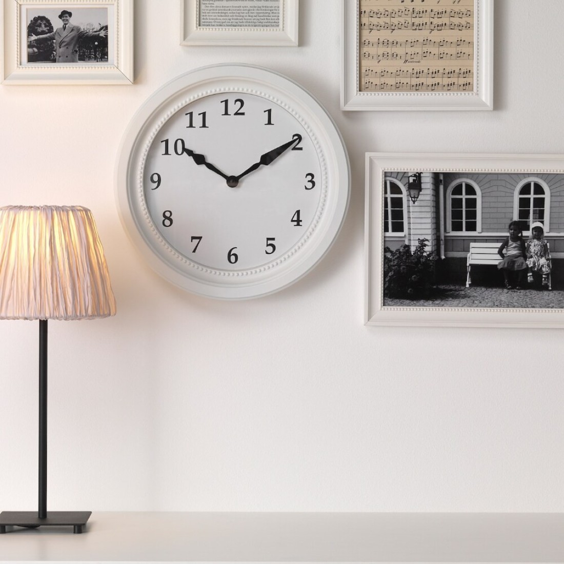 Wall Clock White 35 Cm/20 Pack