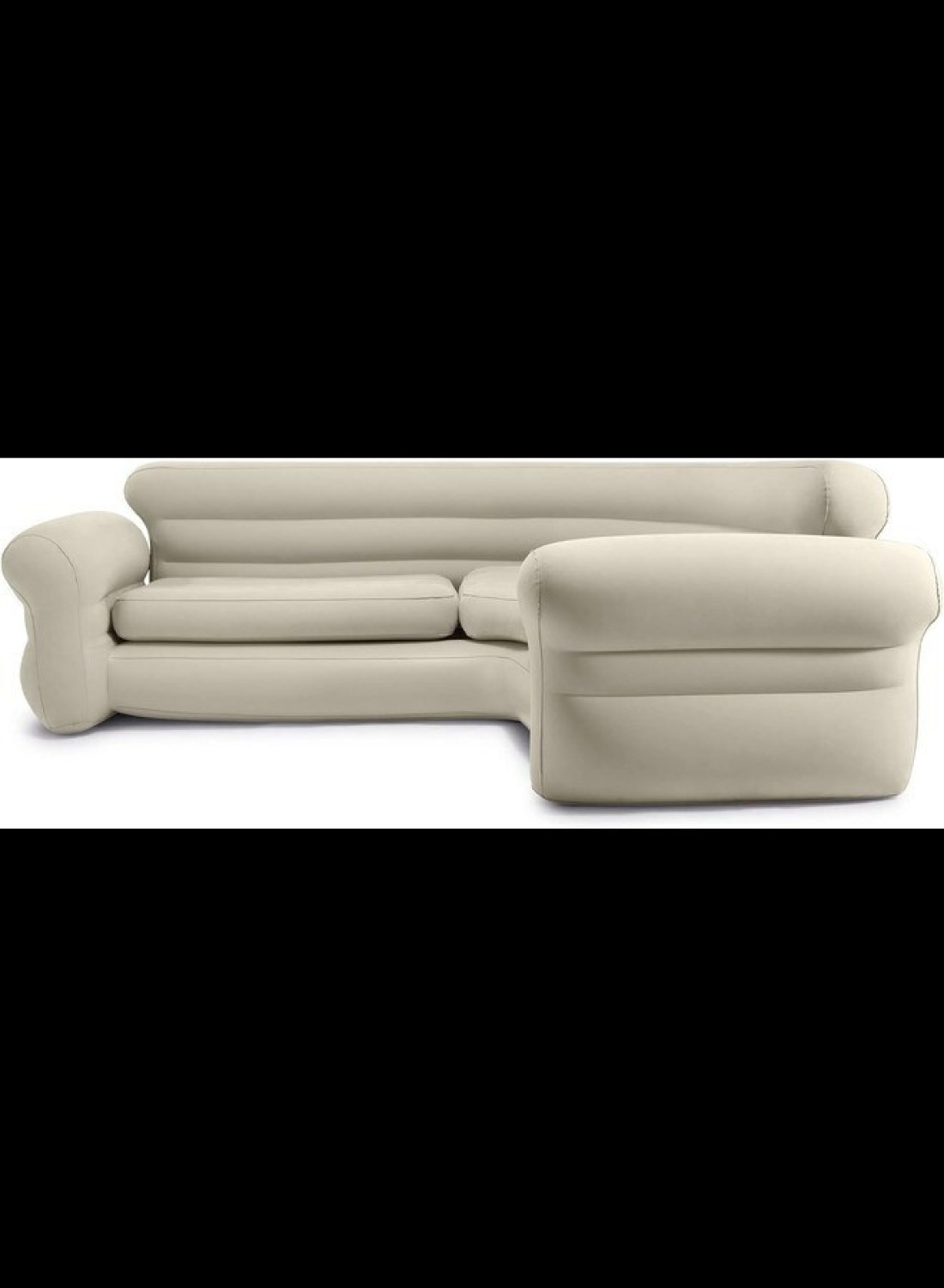 Premium Comfort Inflatable Corner Sofa, Large Size 101&quot; X 80&quot; X 30&quot; - Perfect for Relaxation and Entertaining