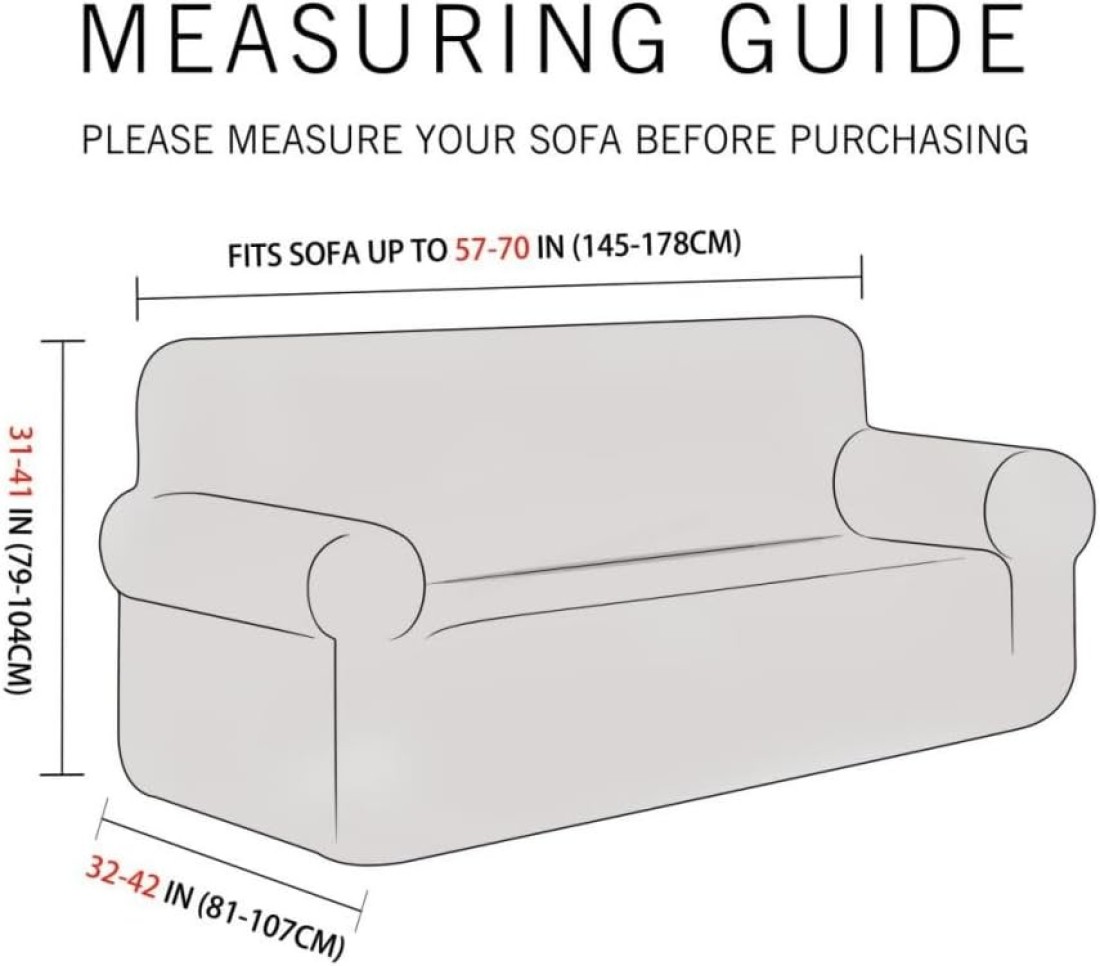 Stretch Fit 2-Seater Sofa Cover Teal Green Soft Brushed Fabric Couch Cover Full Coverage Furniture Protector Slipcover Two Seater Fits on Standard and Recliner Sofa 145-178cm Size
