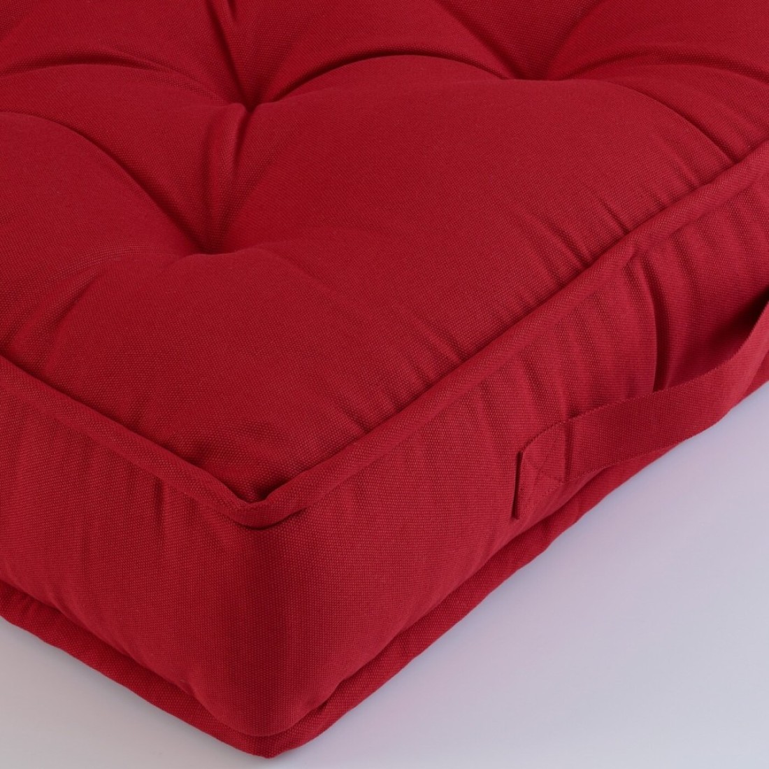 Floor Cushion Red 45X45X10cm
