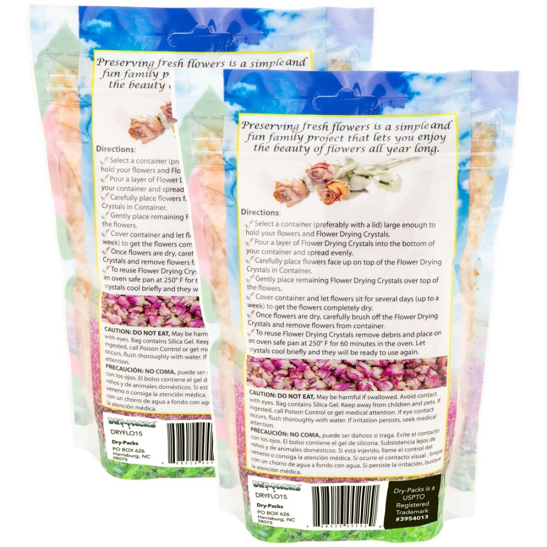 Silica Gel Flower Drying Crystals Silica Gel for Drying Flowers Flower Preservation White Orange Silica Crystals Silica Gel for Preserving Wedding Flowers 15 Pounds Pack of 2