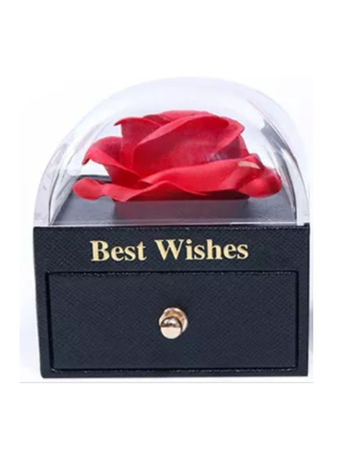 Generic Eternal Rose Gift Box, Handmade Fresh Preserved Rose Gift For Her On Birthday,Christmas,Mother&#39;s Day,Valentine&#39;s Day (Red) (Necklace Not Included)