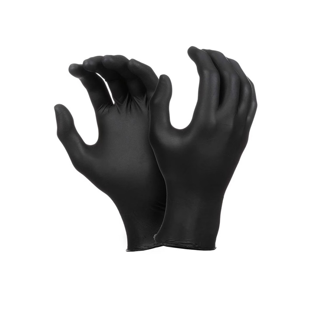 Falcon Nitrile Gloves - Black Powder Free - 100 Pieces (Medium)