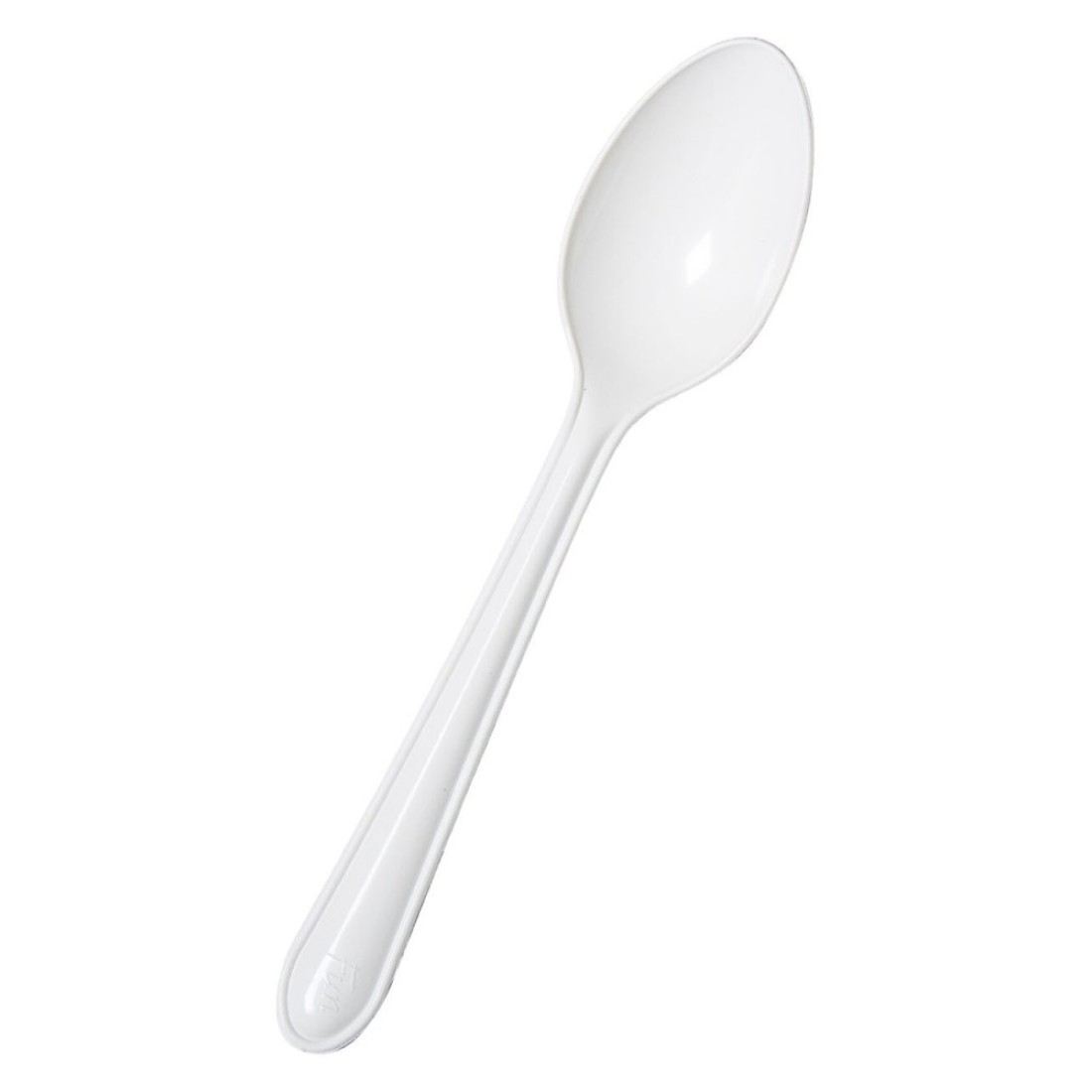 Fun Green Track Sukkar Spoons White 18 PCS