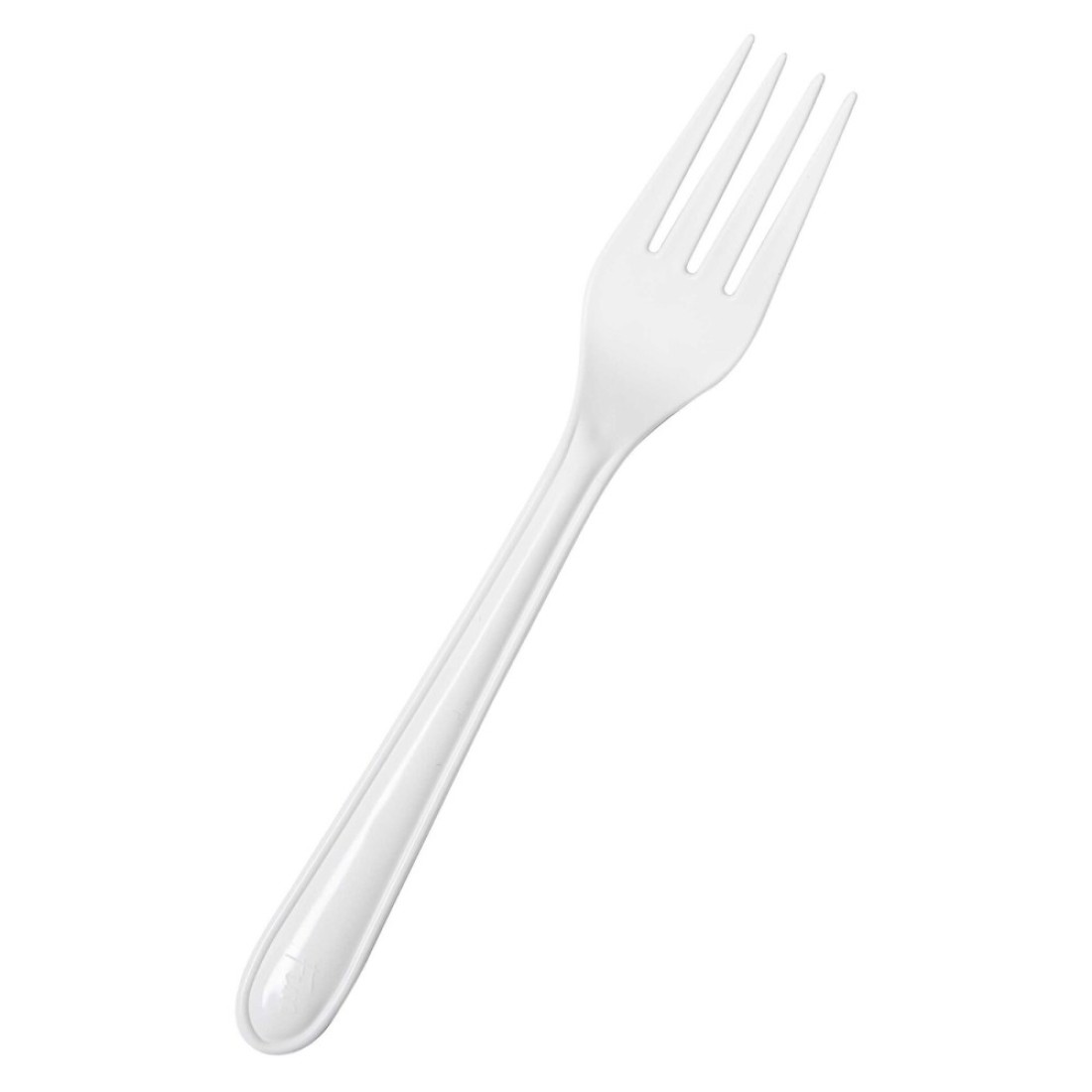 Fun Green Track Sukkar Forks White 18 PCS