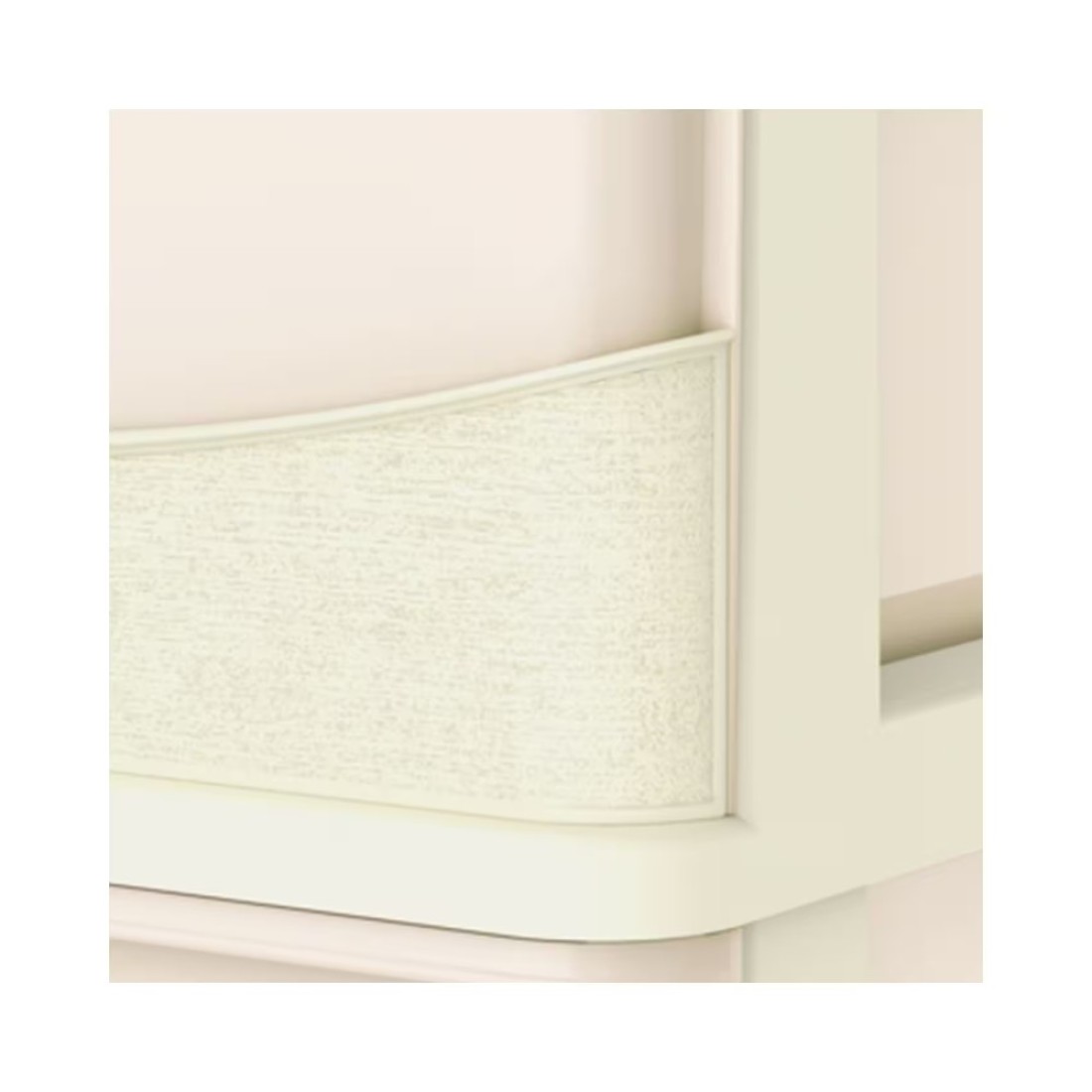 Cosmoplast Cedargrain 4 Tiers Storage Cabinet with Drawers and Wheels Off White 50x40x92cm