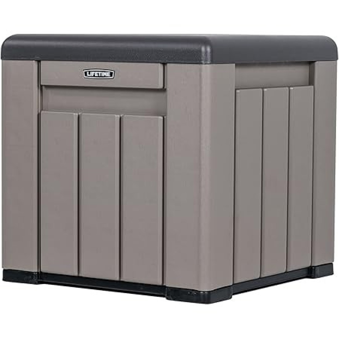Lifetime Outdoor Storage Cube Deck Box for Patio Furniture Cushions Toys Garden Tools Pool Accessories 25 Gallon