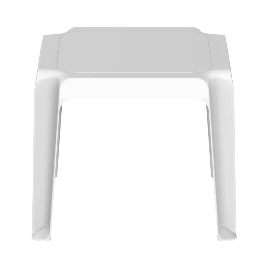 Cosmoplast Low Side Table White 47x47x43cm
