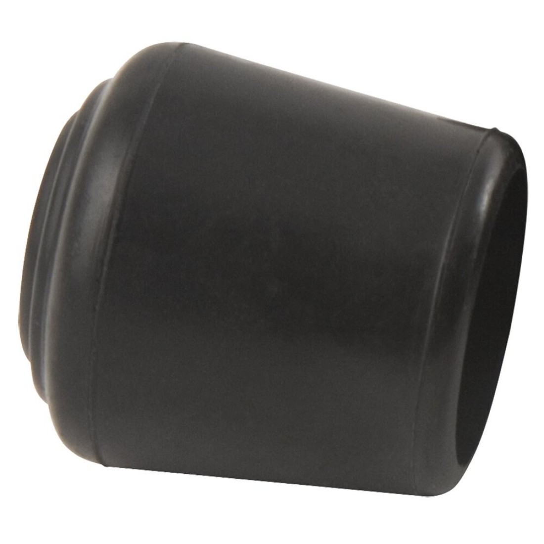 Softtouch 114 Inch Rubber Folding Metal Chair Leg Cap Replacement Black 2 Pieces