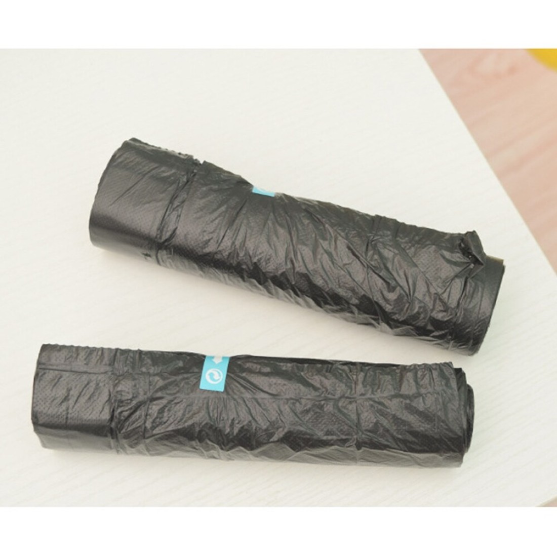 Generic-45*50CM Household Heavy Duty Trash Bags Garbage Storage Bags with Drawstring for Home Kitchen Bathroom Bedroom Living Room Office