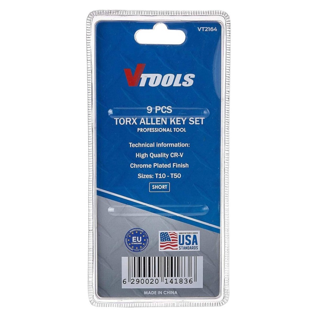 VTools Torx Key Hex Key Allen Wrench Set Normal 9 PCS