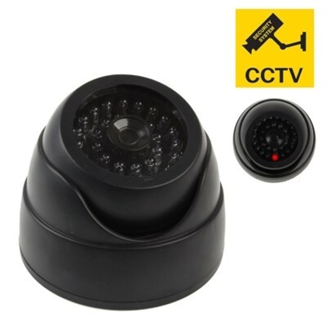 كاميرا مراقبة من توم فيجن - سوداء اللون تعمل بالأشعة تحت الحمراء (CCTV)