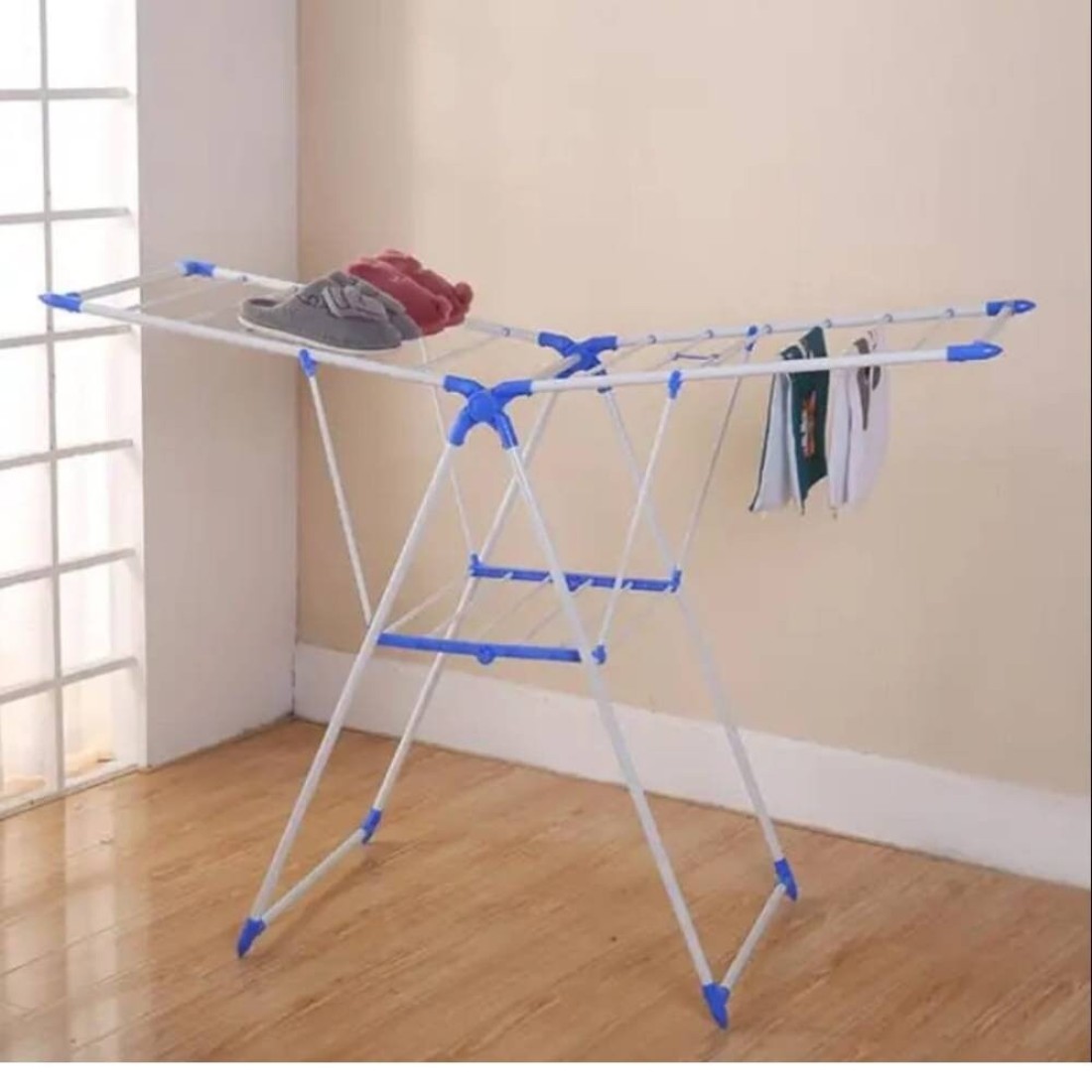 Laundry Cloth Drying Stand, Home Cloth Dryer Stand, Stainless Steel Cloth Drying Rack Stand, Foldable Clothes Drying Rack For Indoor And Outdoor