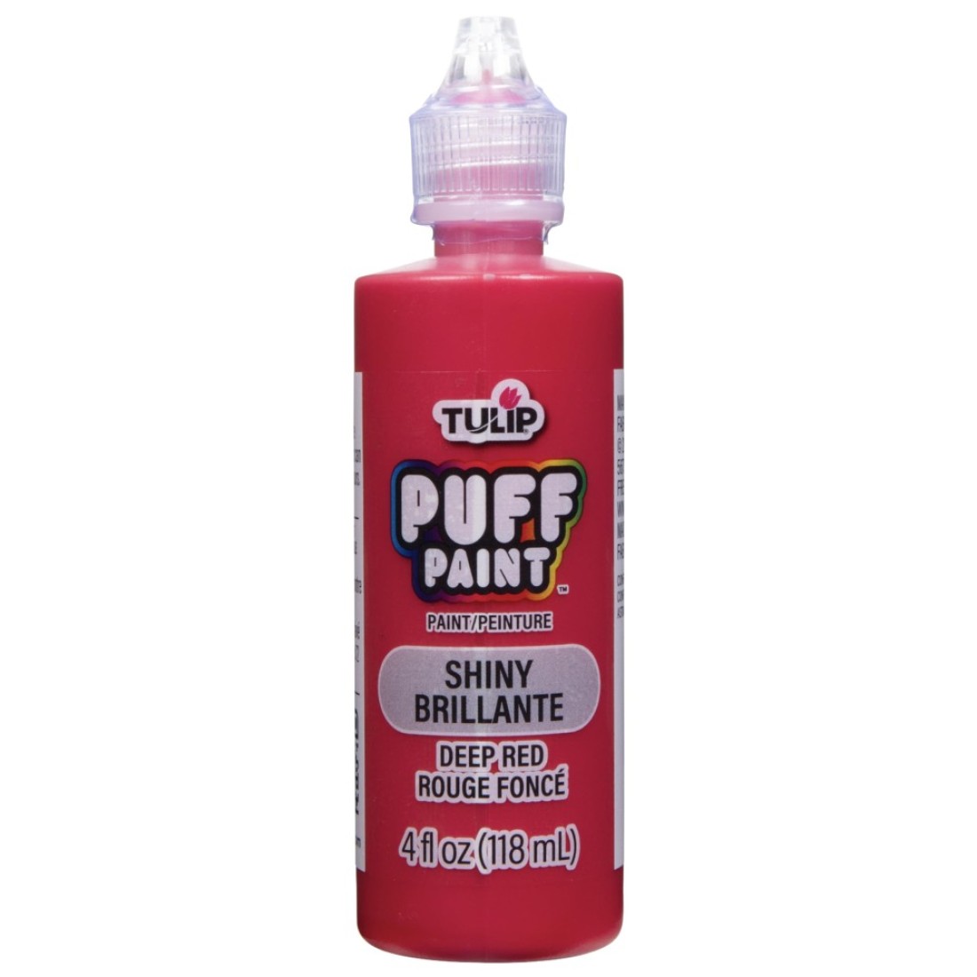 Tulip 41402 Dimensional Fabric Paint 4oz Slick Deep Red