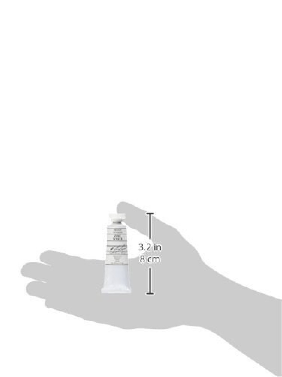 M Graham 12Ounce Tube Gouache Paint Zinc White