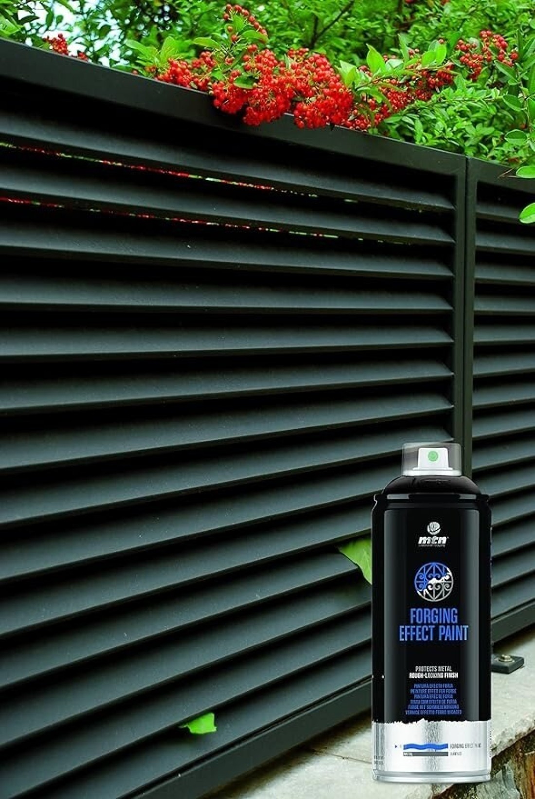 Montana Colors MTN PRO Forging Effect Paint - Black - Spray Paint 400ml