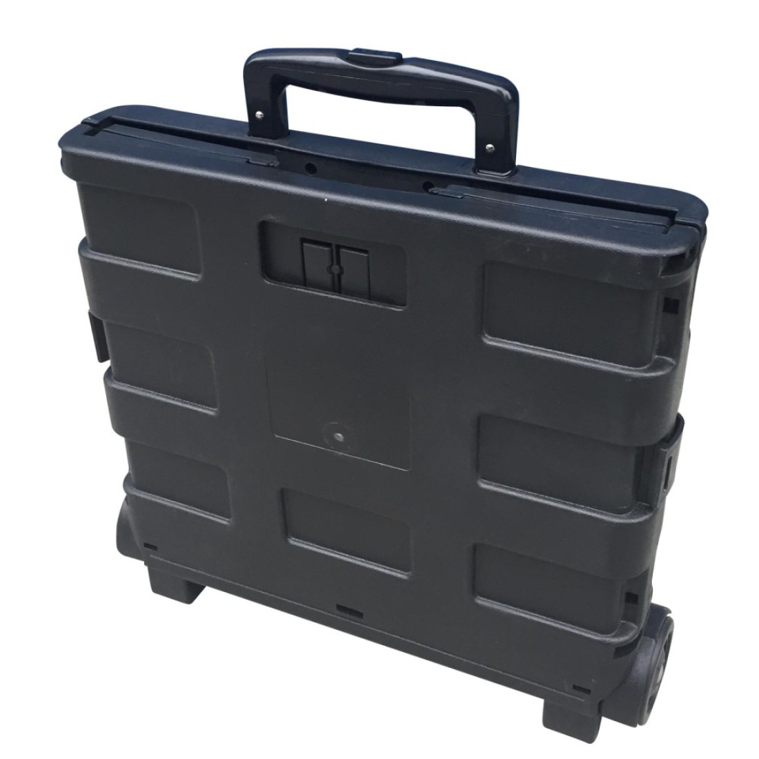 HK Folding Shopping Trolley Black 25kg