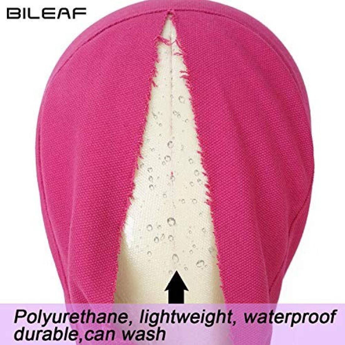 Bileaf 22 Inch Canvas Block Head Mannequin Wig Head With Stand Pink Styling Mannequin Block Head Set Display Mannequin Head with Mount HolesRosy Head