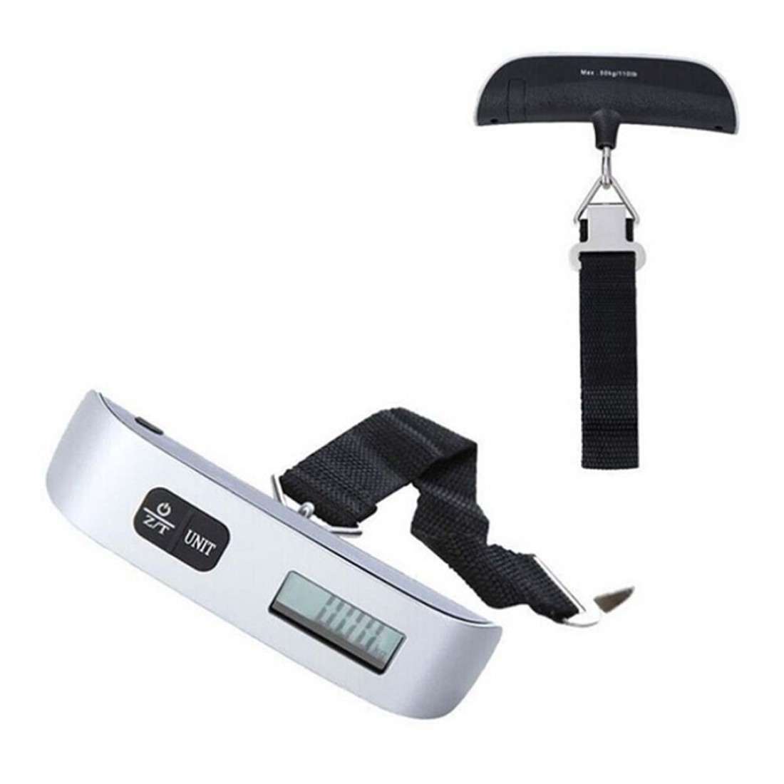 Decdeal - 50kg/10g Mini Portable Hanging Electronic Digital Travel Suitcase Luggage Weighing Scales with LCD Display