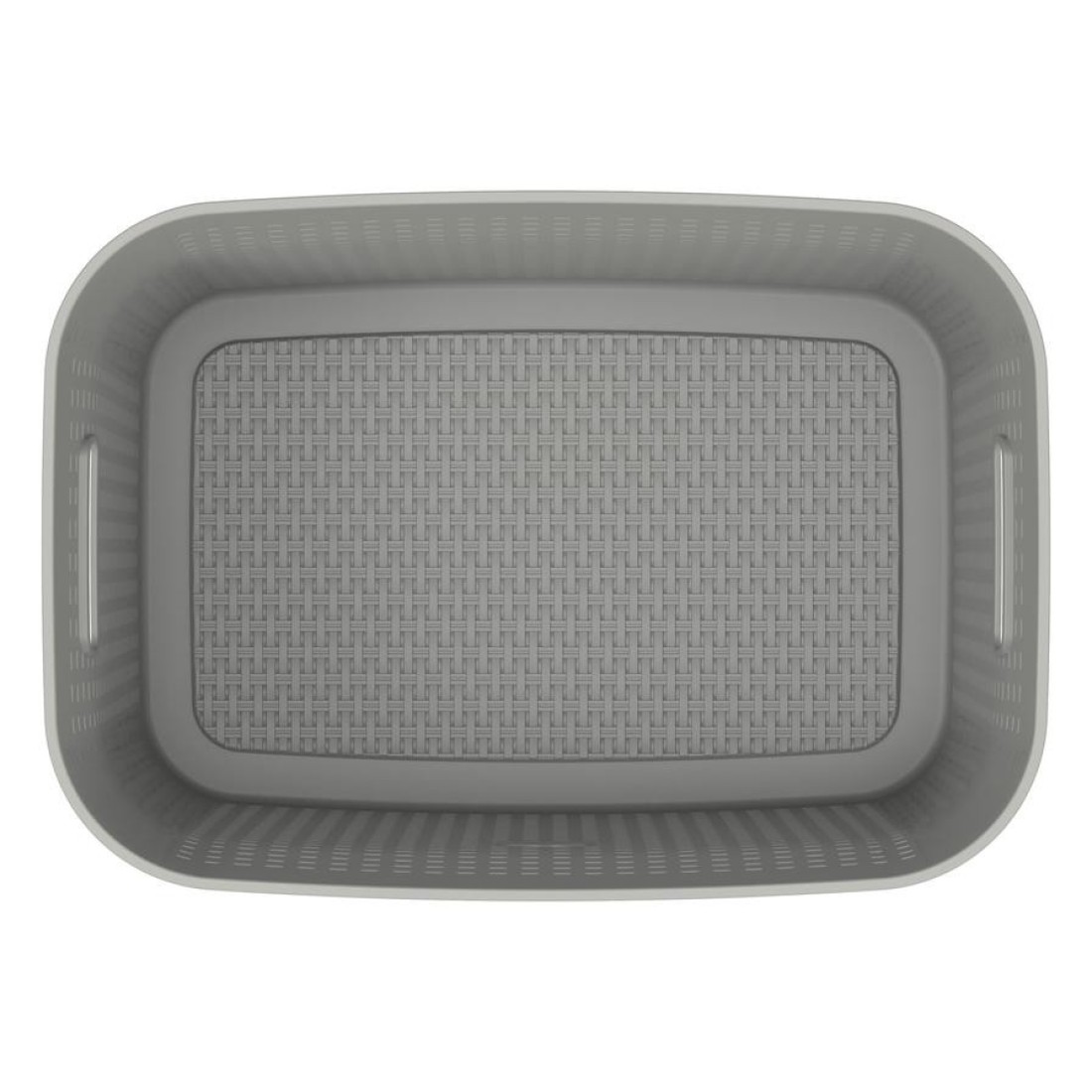 Cosmoplast Rattan Laundry Basket (50 L, 60.5 x 43 x 27.5 cm)