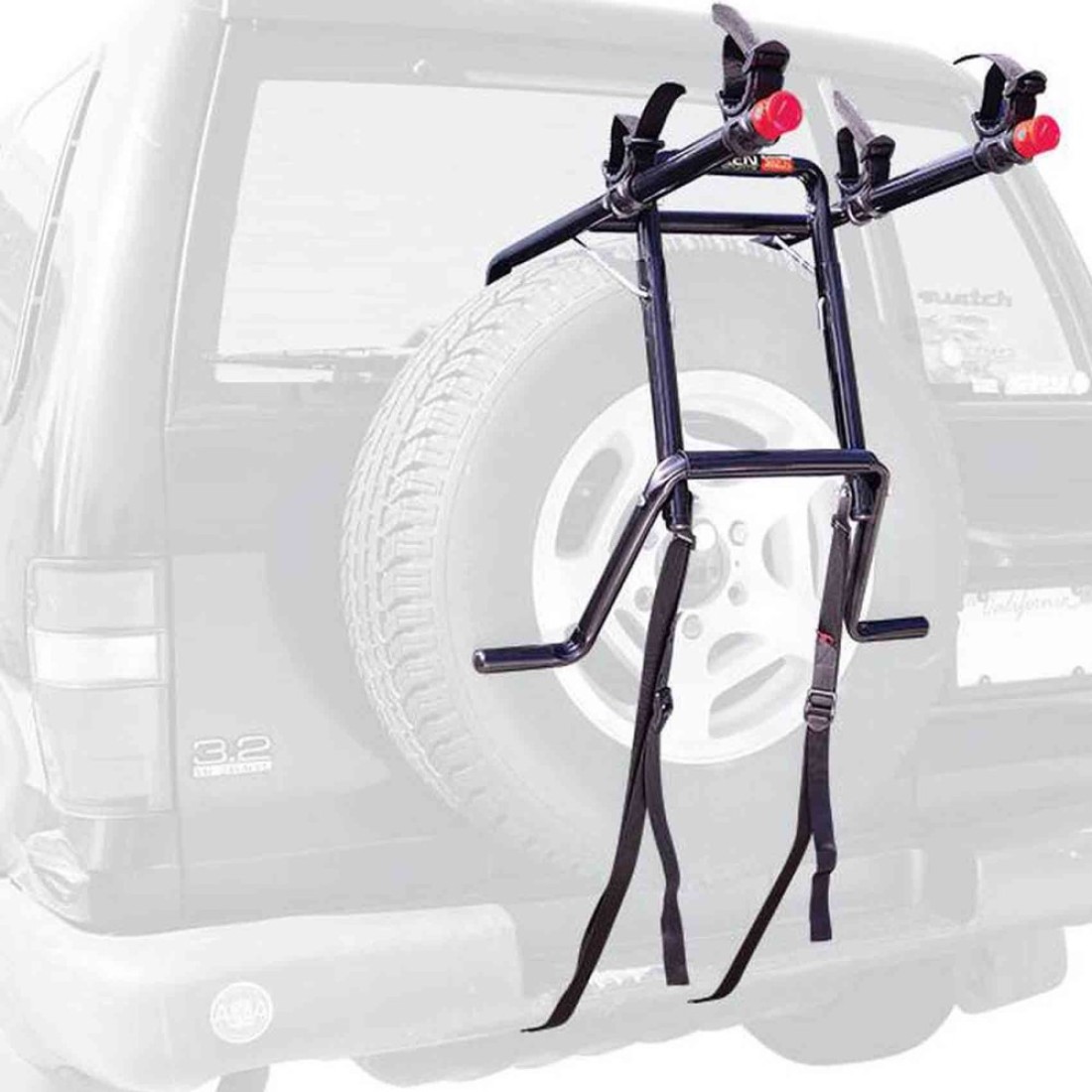Allen Deluxe 2 Bike Spare Tire Bike Rack Black