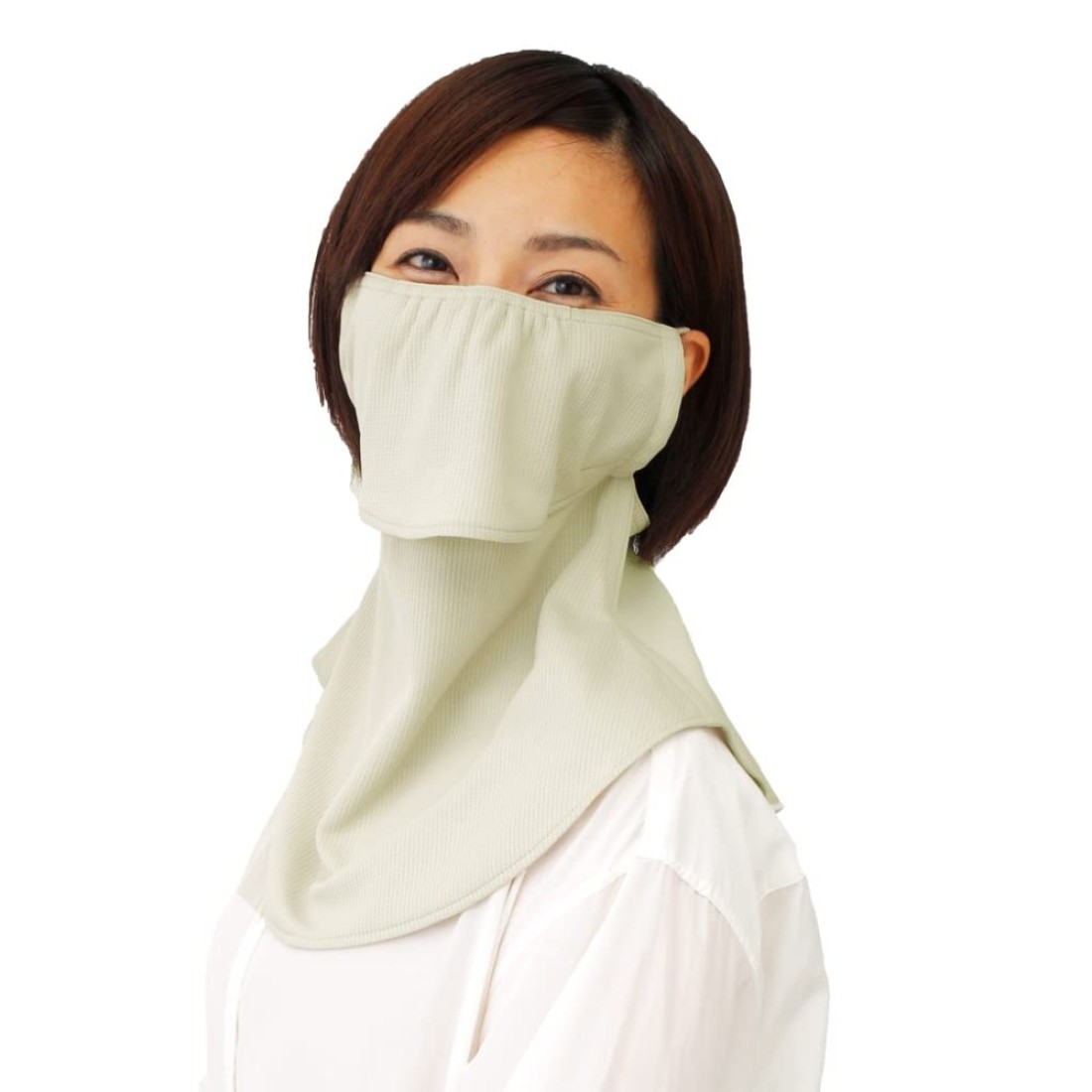 YAKeNU UV CUT MASK UV Sun Protection mask for faceNeck Yakenu Standard 550L Beige Longsize