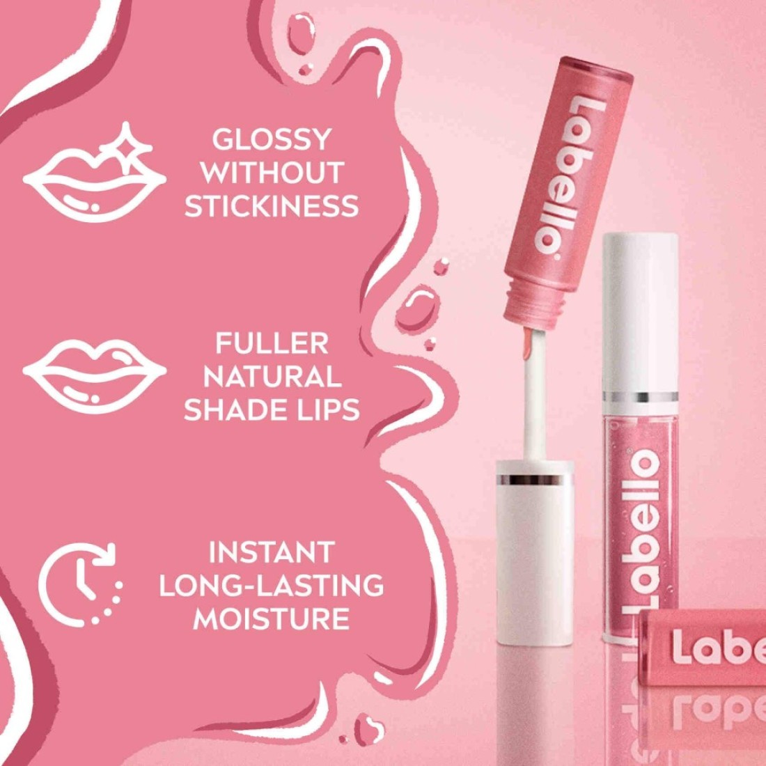 Labello Lip Oil Moisturising Lip Care Glossy Finish Dress Nude 5.5 ml