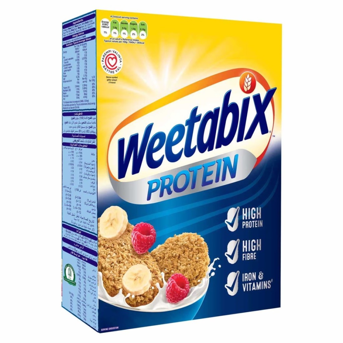 Weetabix Protein Wheat Flakes Cereal, 440g