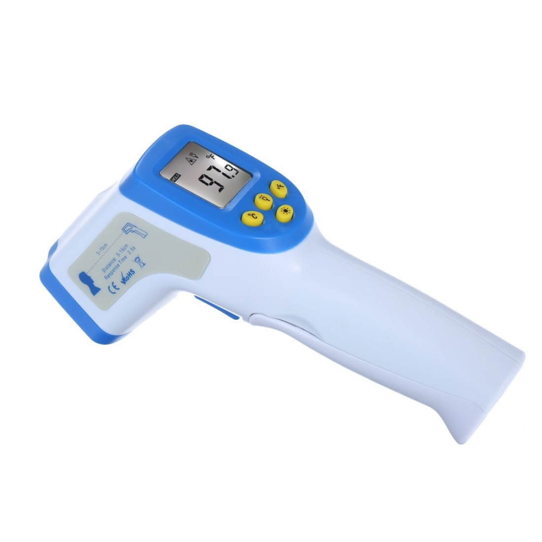 Generic-Non-contact Infrared Body Thermometer Digital Infrared Thermometer Forehead Body Temperature Meter with Fever Alarm and Memory Function
