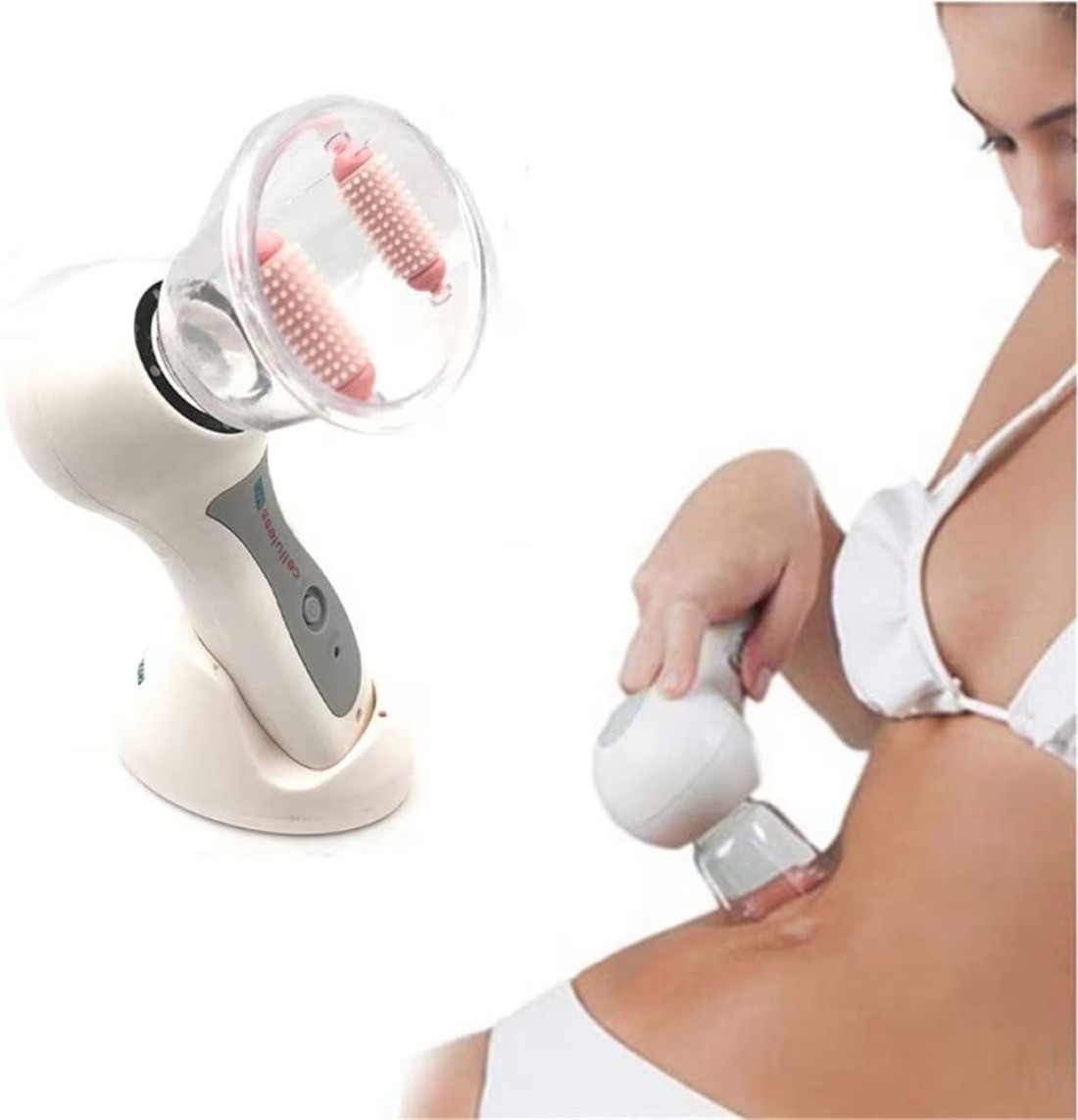 Electric Cupping Machine, Electric Anti Cellulite Full Body Massage Vacuum Cupping Suction Cup,Pain Relief Body Therapy Massager