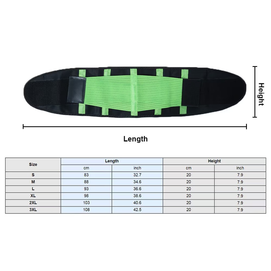 Generic-Waist Trainer Belt for Men Women Corset Body Shaper Belt Tummy Slimming Belt Cincher