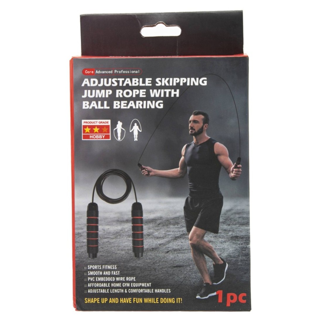 Supreme Sports Jumping Rope Black