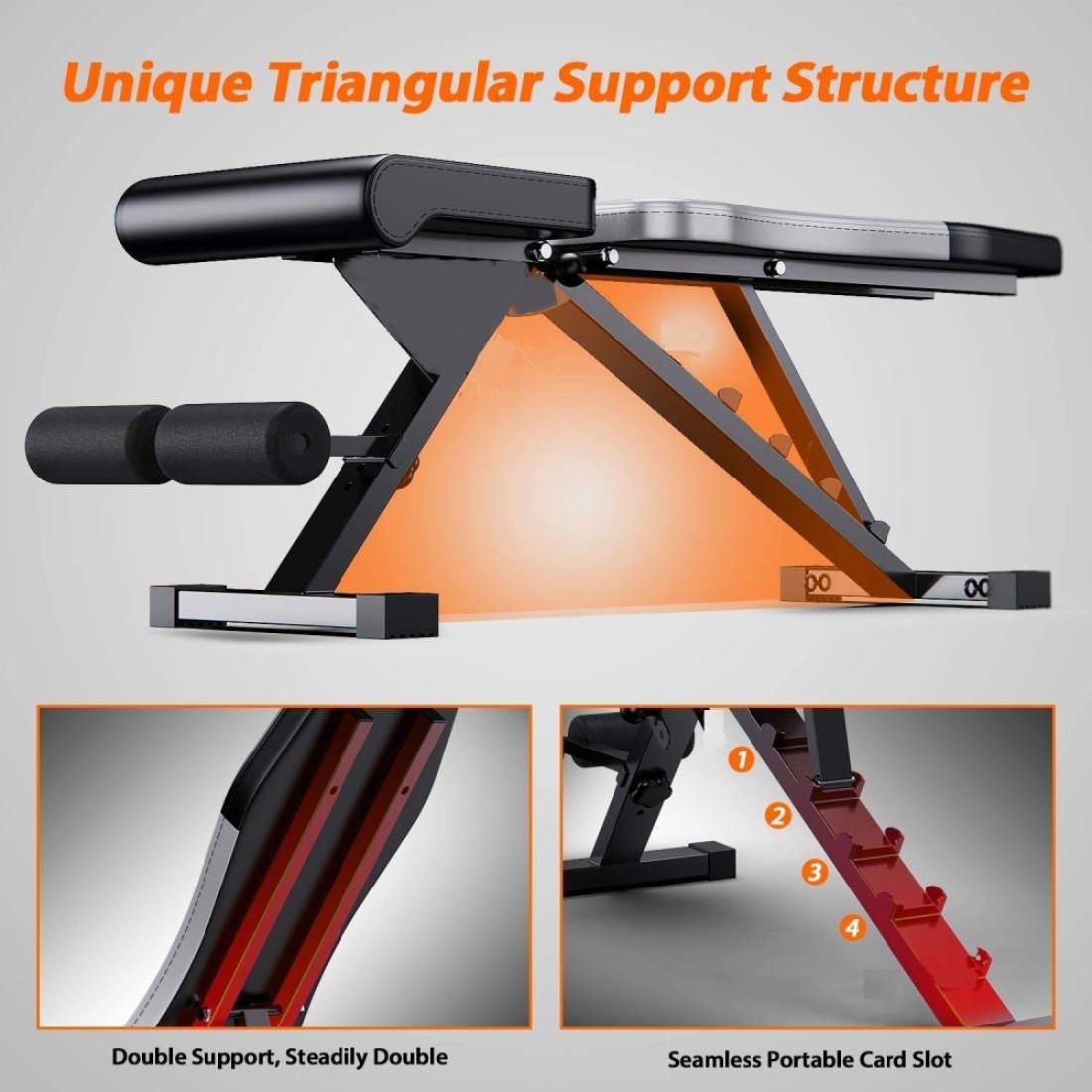 Max Strength Multifunction Adjustable Weight Bench For Full Body Workout Weight Bench Ab Bench, Sit Up Bench, Weightlifting Chair Random Color