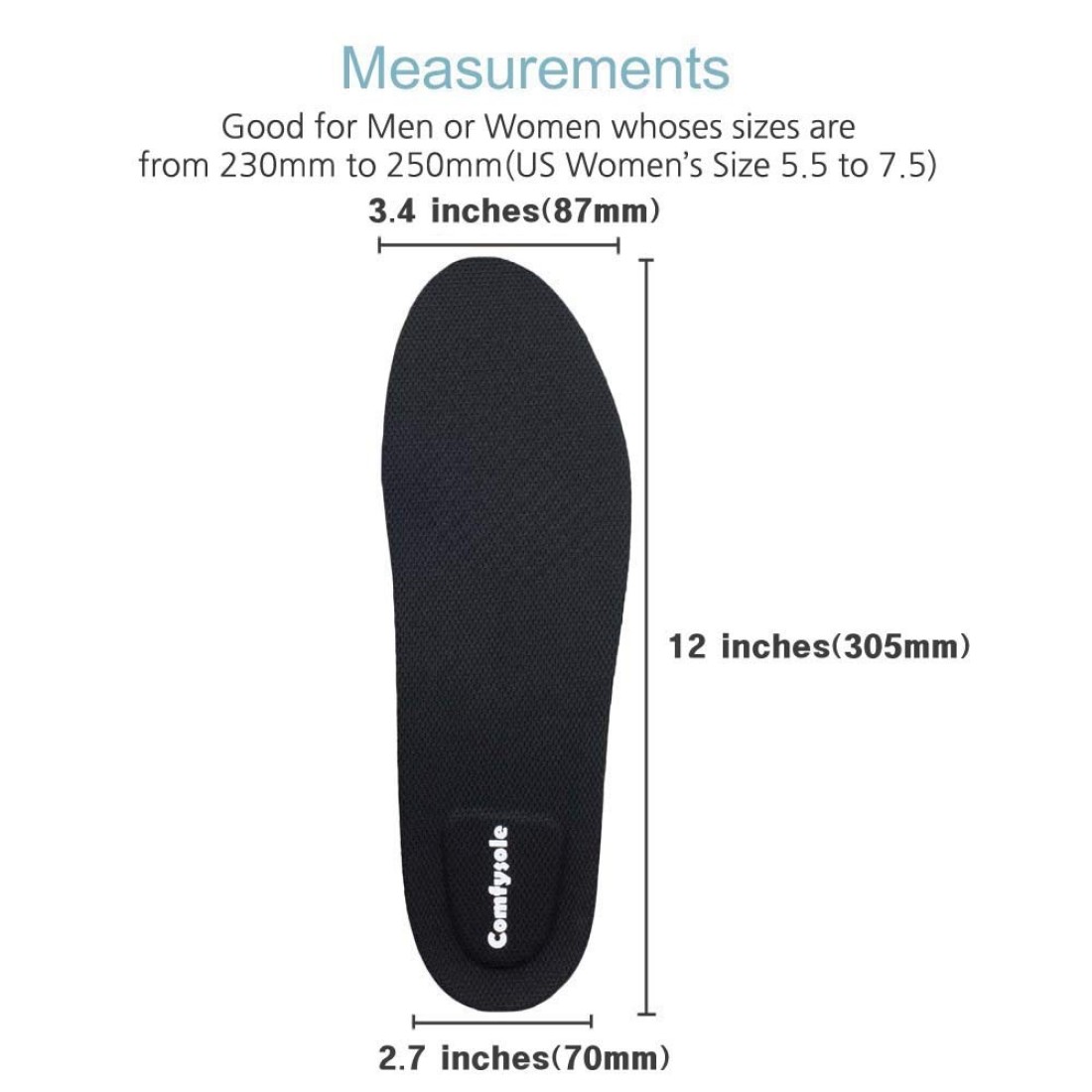 04 Inch 2 Left or Right Full Length Insoles Balancer and Additional Cushion Pad for Leg Length Discrepancy 2 RightsSmall