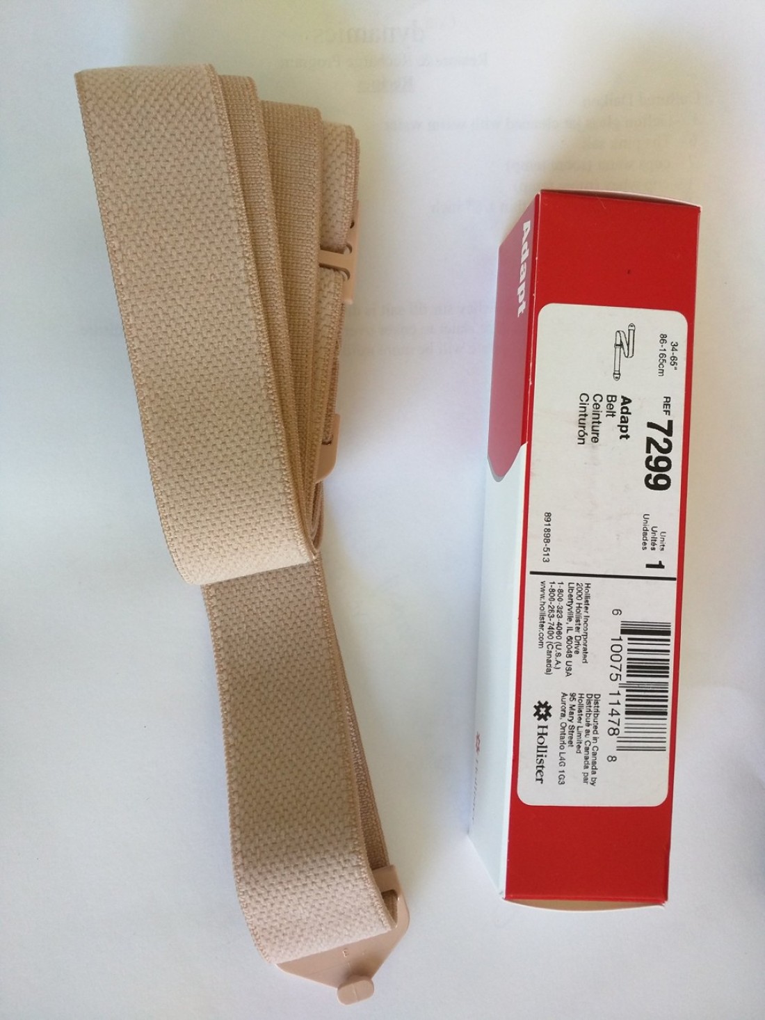 HOLL 7299 OSTOMY Belt Large