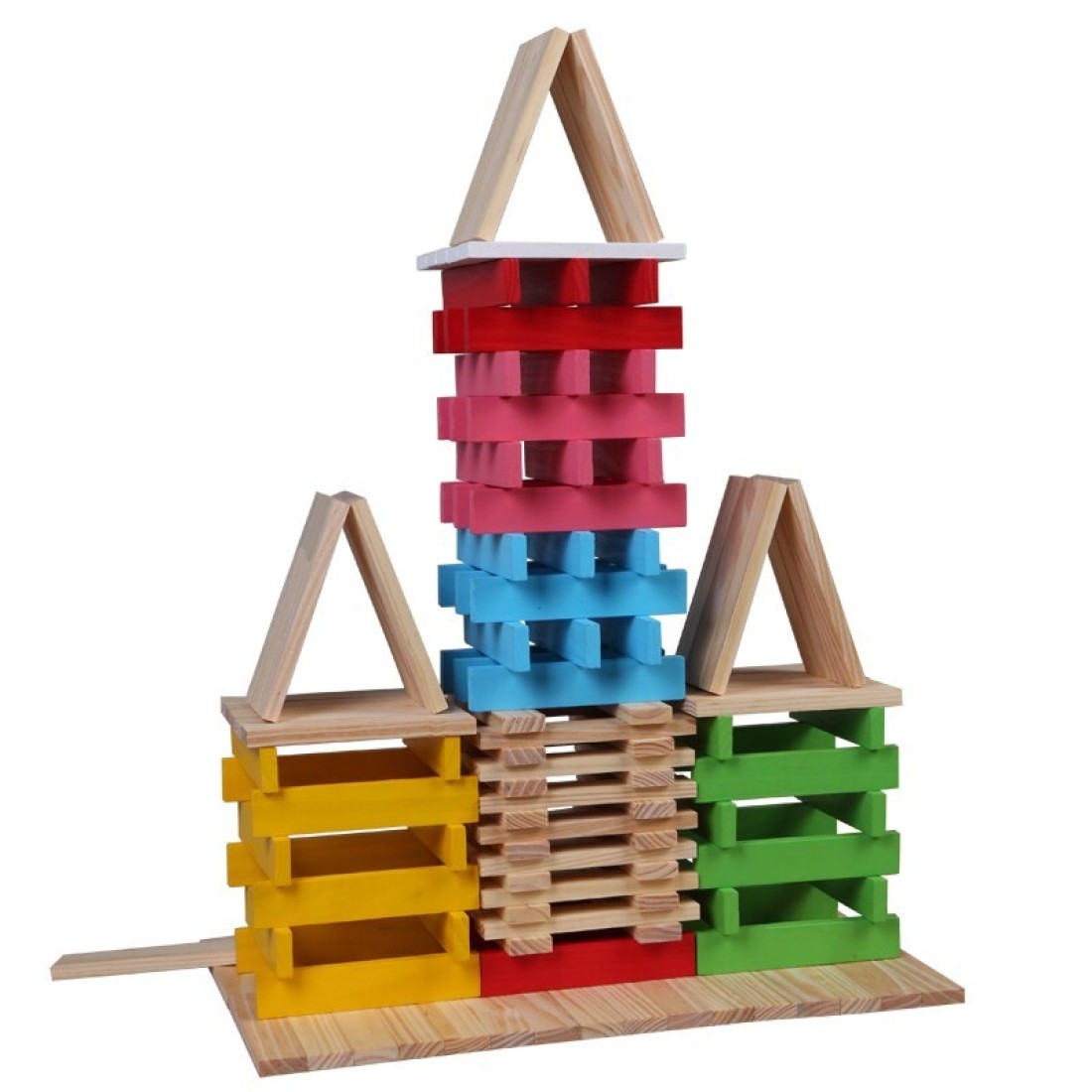 Generic 150 Creative Wooden Puzzle Building Blocks