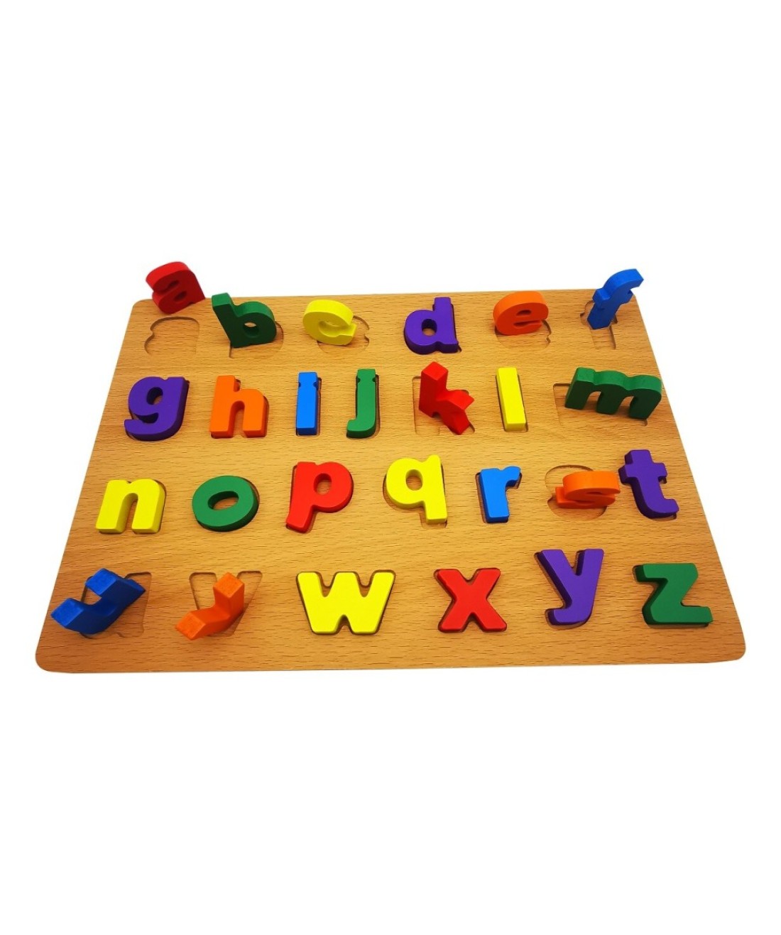 ABC Puzzle Shape Alphabet Toys with Puzzle Board and Letter Blocks, Preschool Educational Learning Toys Gift for Girls Boys