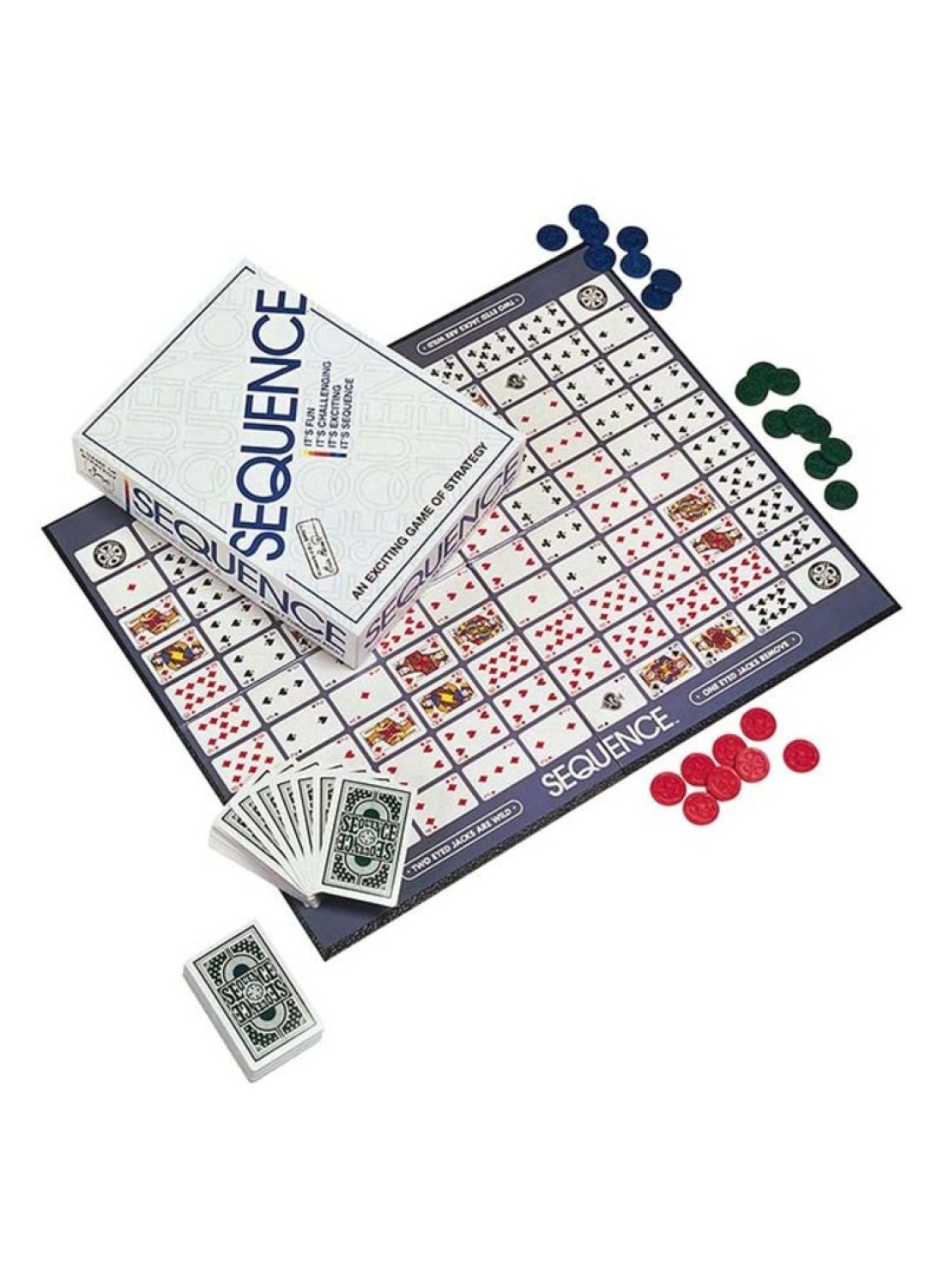 Generic Sequence Board Card Coins Game