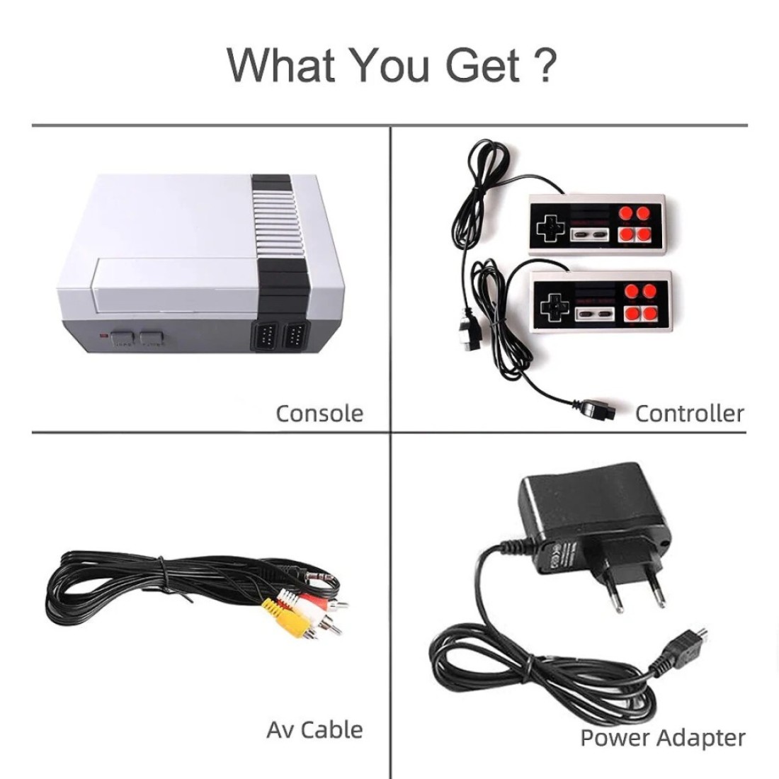 Portable Mini Retro Game Console with 620 Built-In Games &ndash; Handheld Video Game System, Classic Retro Gaming for Kids &amp; Adults, Rechargeable