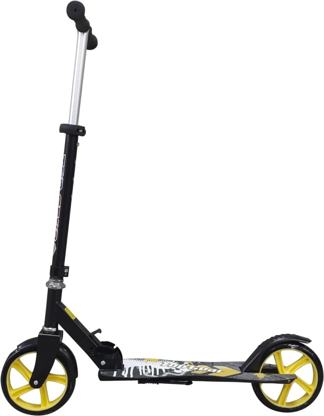 Top Gear Kick scooter TG 9020 for Kids,Toddler Scooter for Ages 5+ with weight capacity 60kgs, Kids Scooter, Kick Scooter with Foldable,2 Wheels Scooter and Adjustble Height for Boys/Girls - Yellow