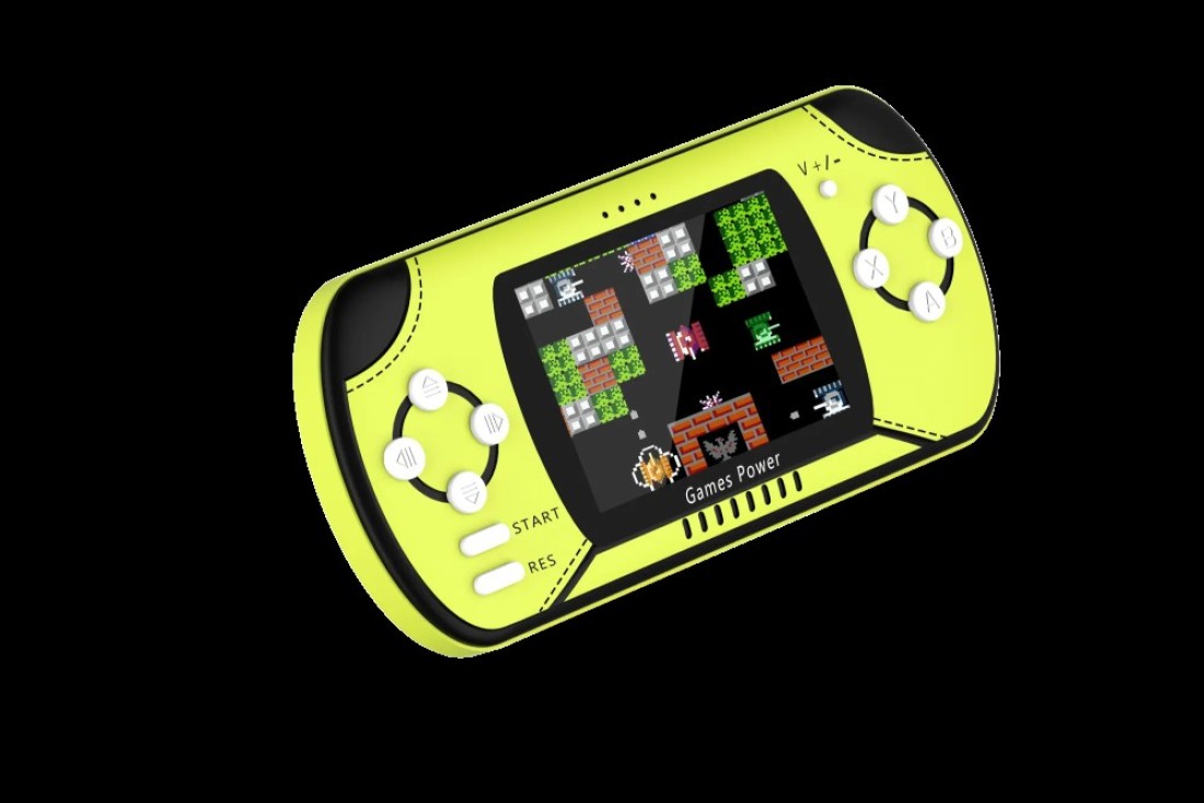 Multifunctional Handheld Game Console &ndash; 3-Inch Color Screen, Retro Classic Games, Power Bank, Wireless Connectivity, Portable Gaming Device for Kids &amp; Adults

