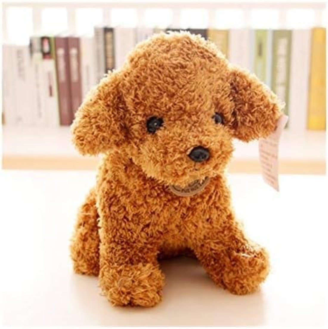 Fitto Brown Puppy Doll Plush Toy – Soft & Cuddly Stuffed Animal, 10-inch Adorable Brown Dog Plush for Kids, Toddlers, & Adults – Perfect Gift for Birthdays, Holidays, and Baby Showers