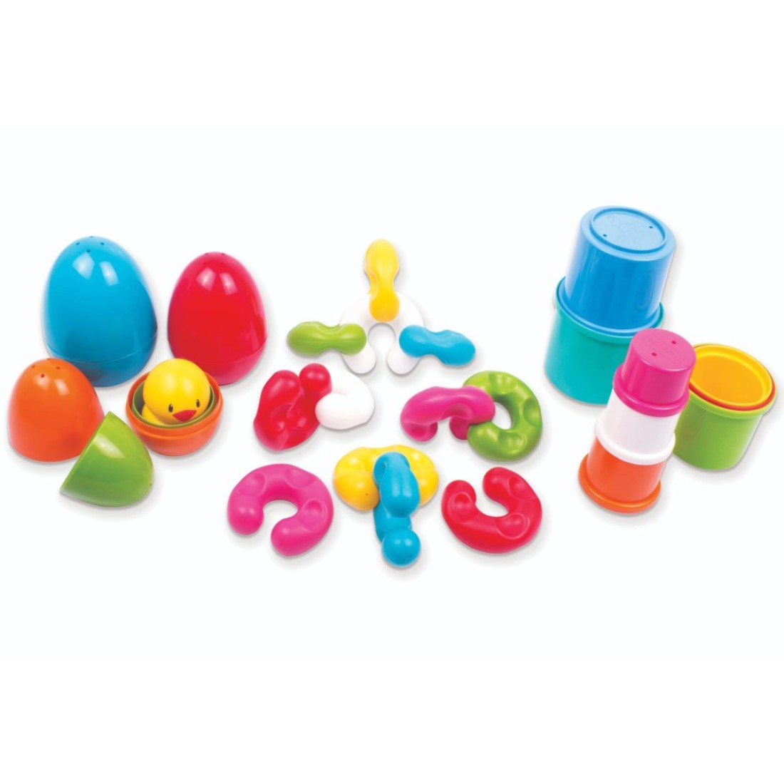 Funskool Giggles Link Stack And Nest Toy Set Multicolour 6 to 18 Months