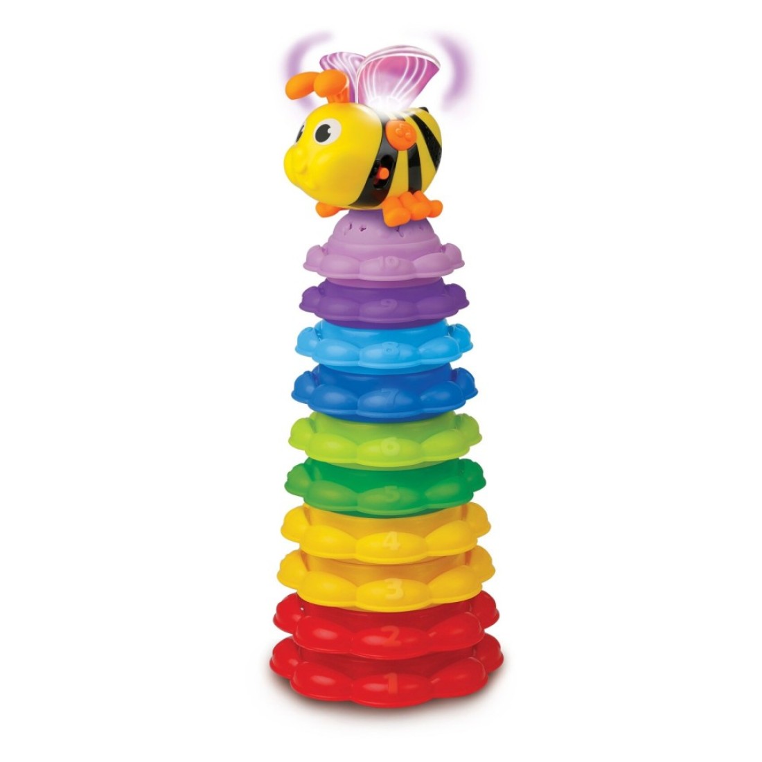 Winfun Stack &#39;N Learn Bee And Sunflowers Stacking Toy 000650 Multicolour
