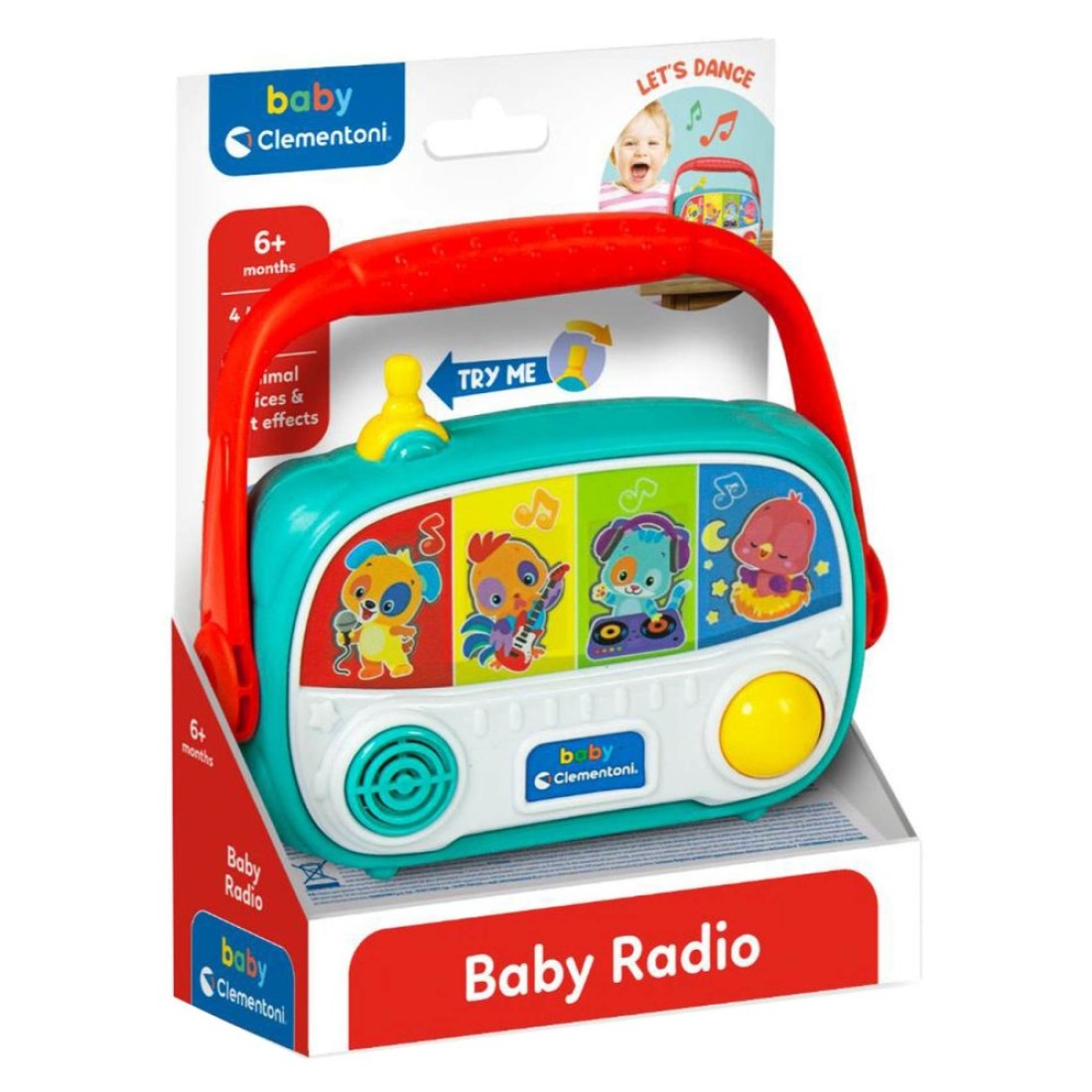 Clementoni Battery Operated Baby My First Radio