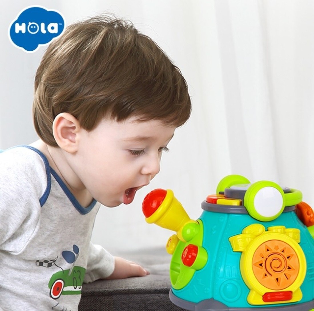 Hola Baby Music Drum Toys Learning Development Musical Keyboard Piano Early Learning Educational Toys for Children